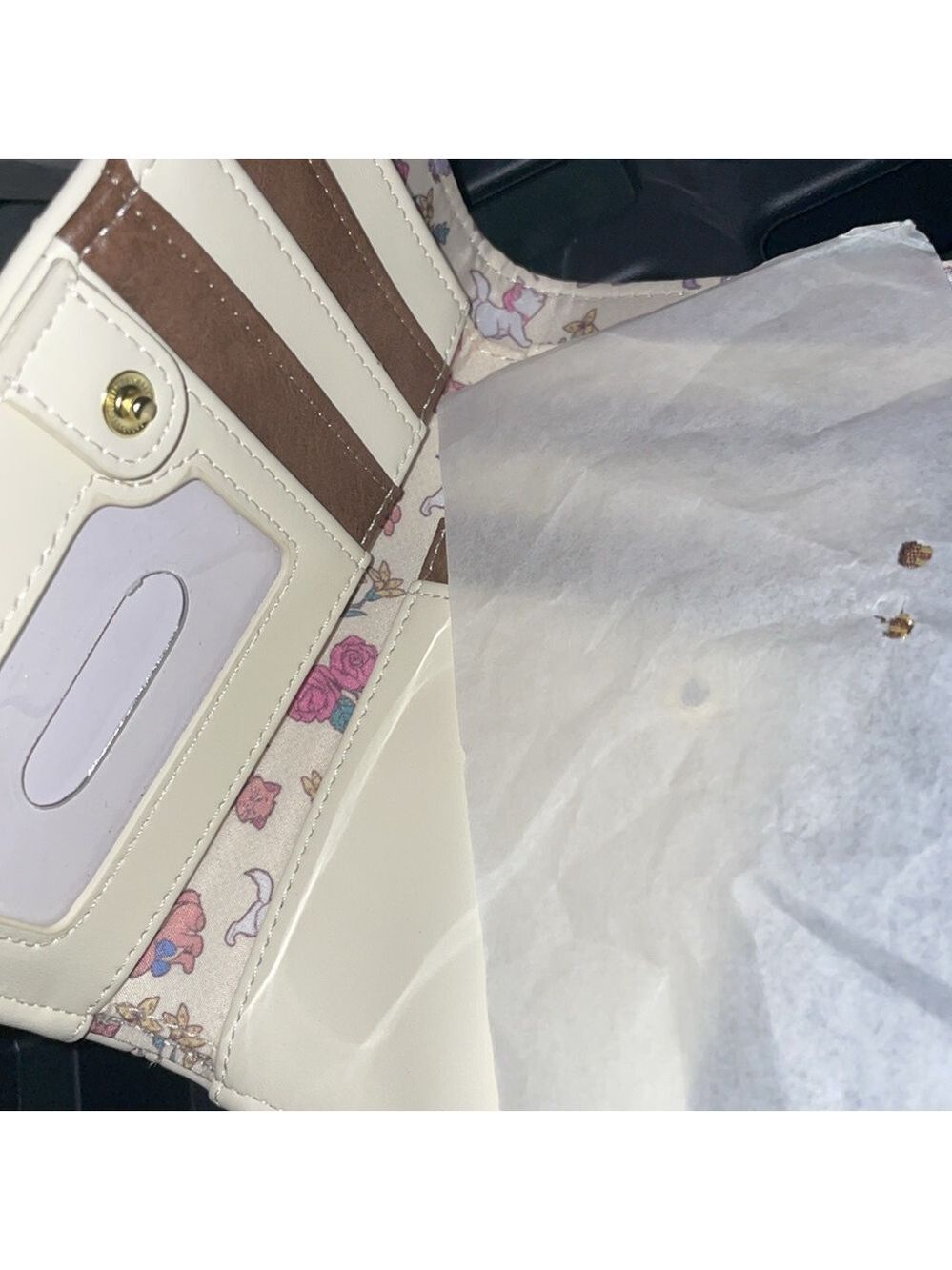 Aristocats Wallet by Loungefly & siblings on top of each other. NWT - Picture 2 of 3